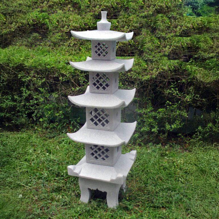 5060235334085 1 Enigma Marble Resin 5 Tier Pagoda Granite 42X42Xh140Cm Garden Statue.jpg